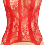 Sexy Jacquard Halter Neck Bodystocking Egypt