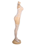 Sexy Jacquard Halter Neck Bodystocking Egypt