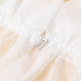 Sexy Mesh Ruffled Long Robe With Belt