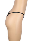 Sexy Lace Ribbon Bow Buckles Waist Adjustable Women Thong