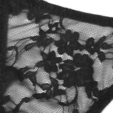 Sexy Lace Ribbon Bow Buckles Waist Adjustable Women Thong