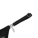 Sexy Lace Ribbon Bow Buckles Waist Adjustable Women Thong