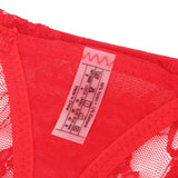 Sexy Lace Ribbon Bow Buckles Waist Adjustable Women Thong