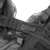 Sexy Egypt Mesh Lace Long Split Nightgown