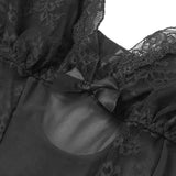 Sexy Egypt Mesh Lace Long Split Nightgown