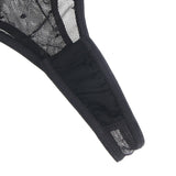 Sexy Egypt Embroidery Lace Hollow Suspender Bodysuit