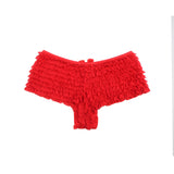 Sexy Mesh Swimsuit Egypt Cloth Ruffled Women Underwear With Bow