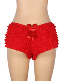 Sexy Mesh Swimsuit Egypt Cloth Ruffled Women Underwear With Bow