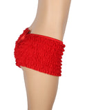Sexy Mesh Swimsuit Egypt Cloth Ruffled Women Underwear With Bow