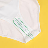 Sexy Striped Fabric Lace Bow Women Underwear