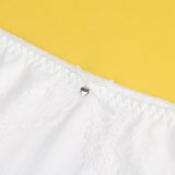 Sexy Striped Fabric Lace Bow Women Underwear