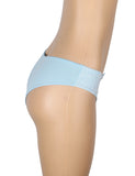 Sexy Striped Fabric Lace Bow Women Underwear