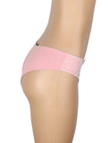 Sexy Striped Fabric Lace Bow Women Underwear