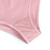 Sexy Striped Fabric Lace Bow Women Underwear