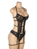Sexy Lace Garter Lingerie Egypt Set