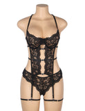 Sexy Lace Garter Lingerie Egypt Set