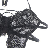 Sexy Lace Garter Lingerie Egypt Set