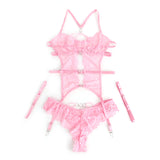 Sexy Lace Garter Lingerie Egypt Set