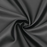 Black Long Sleeves PU Leather Lace Sexy Nightdress