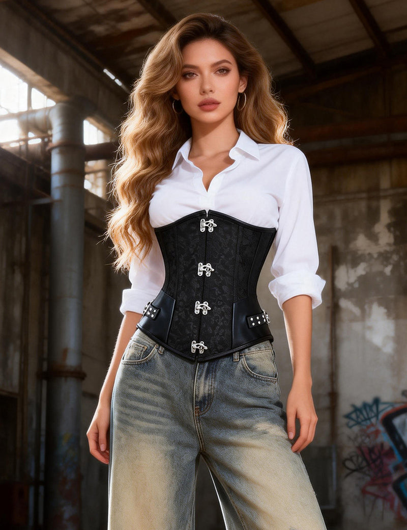 12 Pieces Soft Steel Bones Corsets With Panties