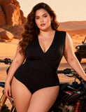 Sexy Swim Egypt Cloth Deep V Neck Sleeveless Open Crotch Bodysuit