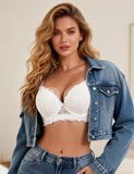 Wine High Quality Lace Comfortable T-shirt Bra