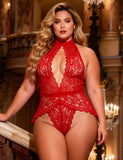 Exquisite Lace Open Cup Teddy Egypt