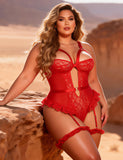 New Sexy Slim Lace Garter Leg Ring Teddy Egypt