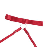 White Sexy Halter Neck Embroidery Floral Lace Lingerie Egypt Set With Garters