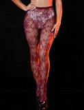 Sexy Vine Flower Fishnet Pantyhose