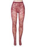 Sexy Vine Flower Fishnet Pantyhose