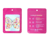 Colorful Butterfly Glass Rhinestone Nipple Covers