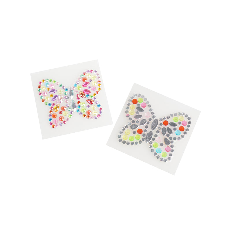 Colorful Butterfly Glass Rhinestone Nipple Covers