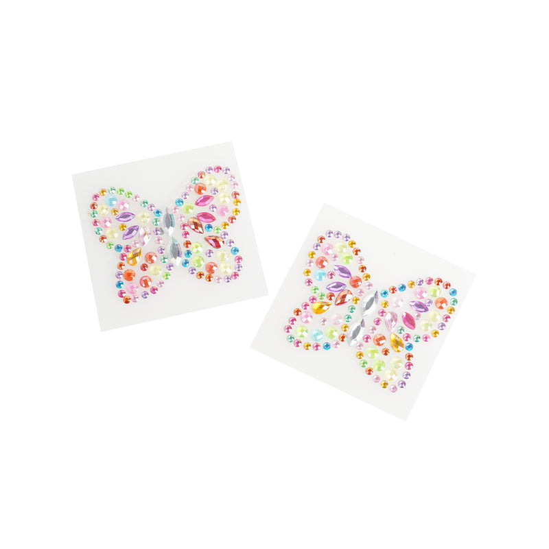 Colorful Butterfly Glass Rhinestone Nipple Covers