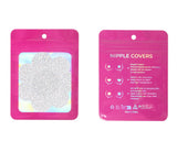 White Flower Shape Laser Look Nipple Covers