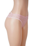 Lace Sexy Cross Straps Women Crotchless Panty