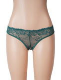 Lace Sexy Cross Straps Women Crotchless Panty