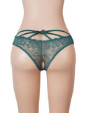 Lace Sexy Cross Straps Women Crotchless Panty