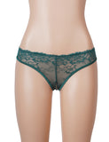 Lace Sexy Cross Straps Women Crotchless Panty