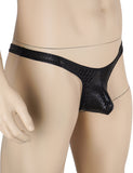 Green & Black & Leopard  & White & Tiger Snakeskin Pattern Sexy Men's Thong