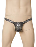 Green & Black & Leopard  & White & Tiger Snakeskin Pattern Sexy Men's Thong
