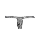 Green & Black & Leopard  & White & Tiger Snakeskin Pattern Sexy Men's Thong