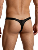 Green & Black & Leopard  & White & Tiger Snakeskin Pattern Sexy Men's Thong