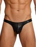 Green & Black & Leopard  & White & Tiger Snakeskin Pattern Sexy Men's Thong
