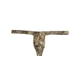 Green & Black & Leopard  & White & Tiger Snakeskin Pattern Sexy Men's Thong