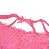 Lace Sexy Cross Straps Women Crotchless Panty