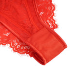 Red Sexy Lace Lingerie Set