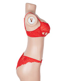 Red Sexy Lace Lingerie Set