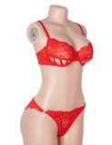 Red Sexy Lace Lingerie Set