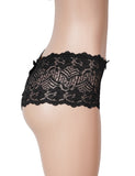 Sexy Lace Pearl Open Crotch Women Panty